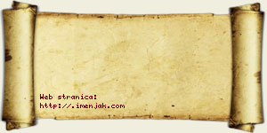 Andjelina Orlić vizit kartica